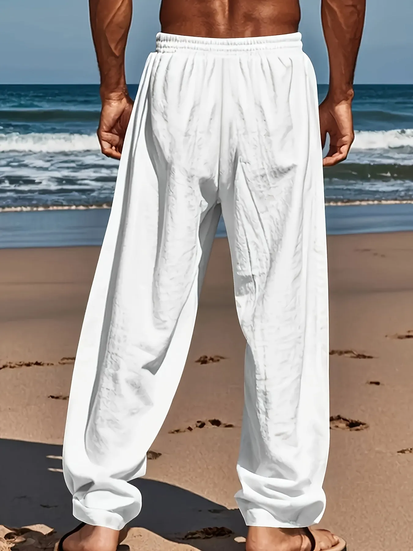 Men's Linen Trousers | Lightweight Breathable