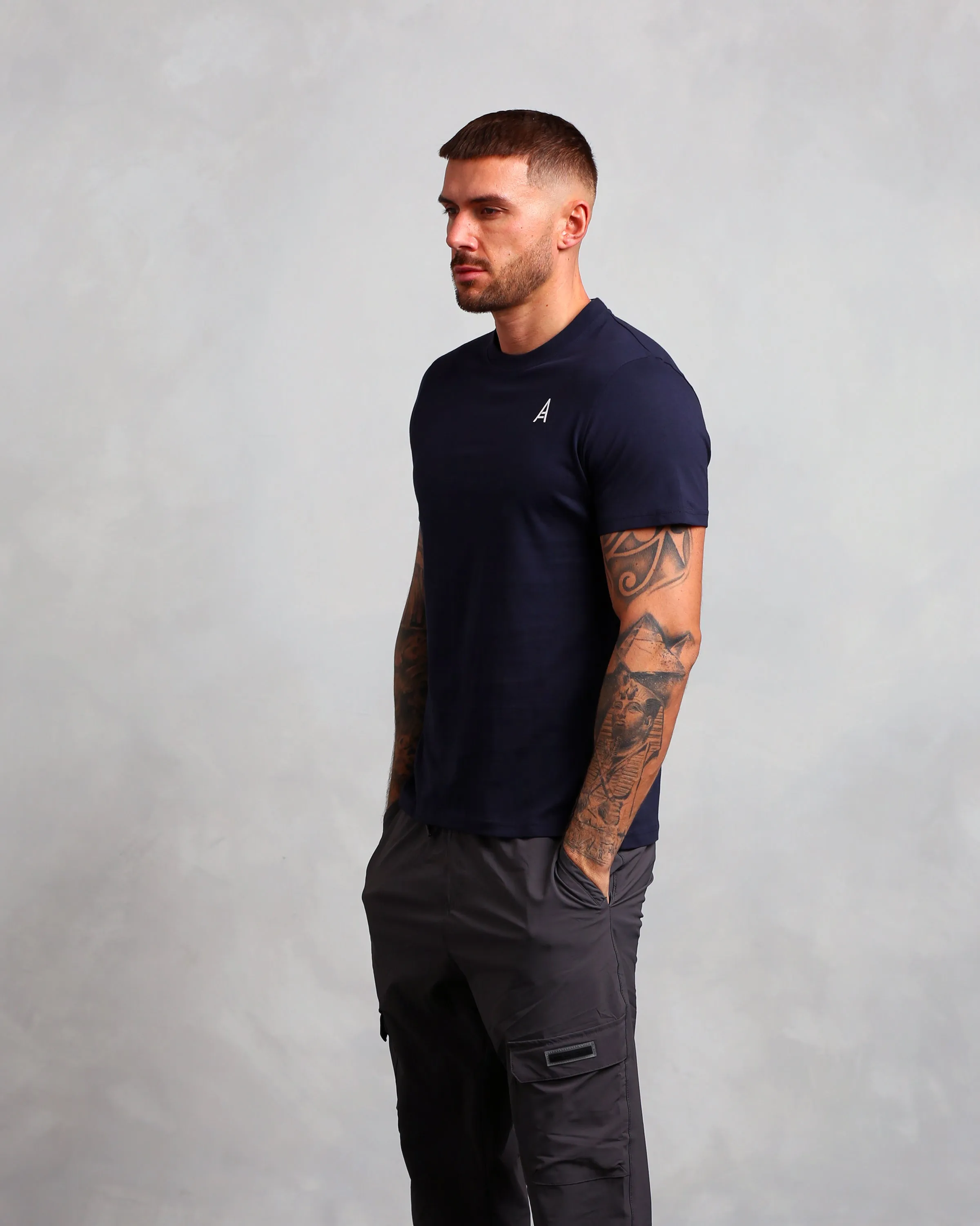 Men's Logo T-Shirt - Navy (Mark)