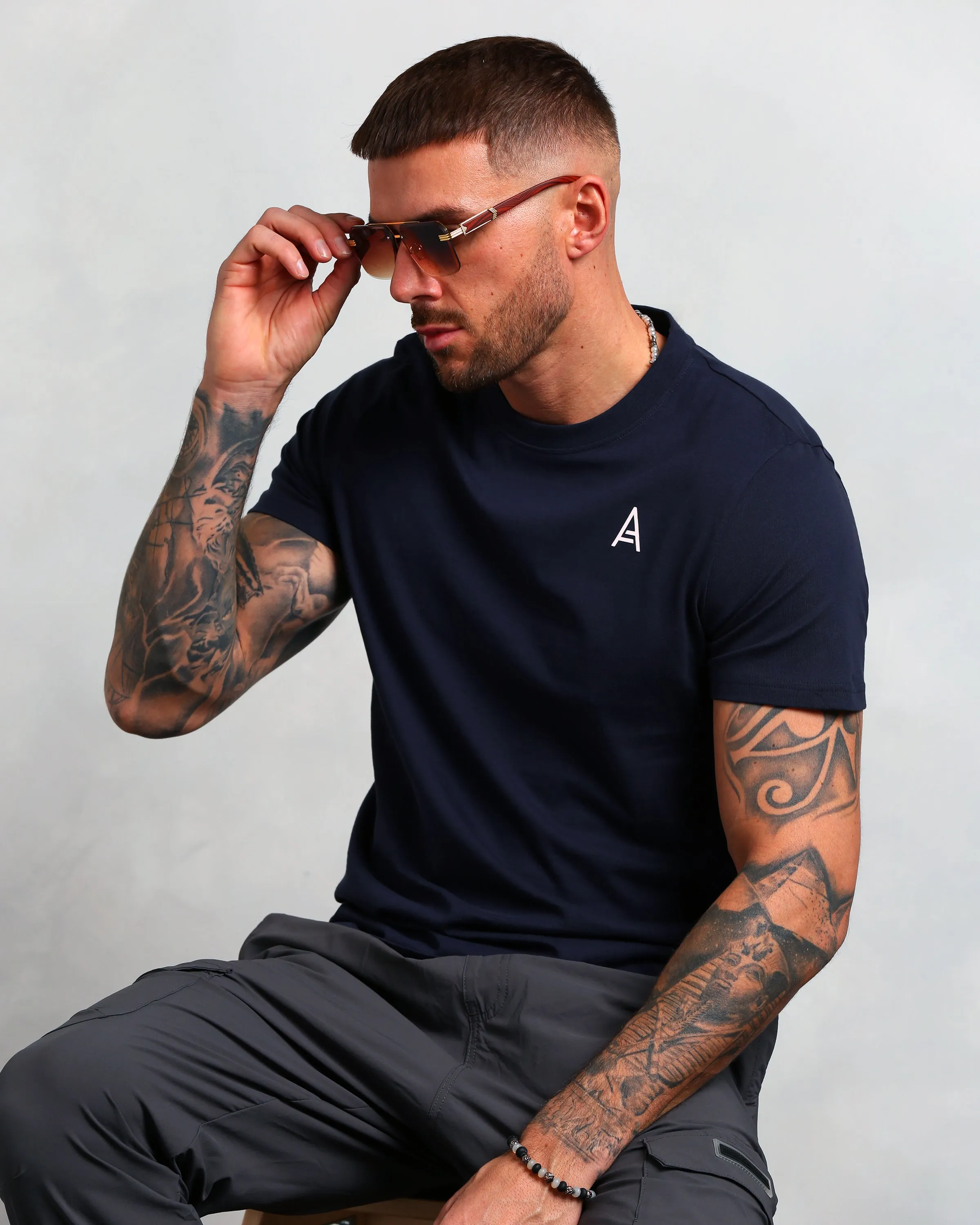Men's Logo T-Shirt - Navy (Mark)