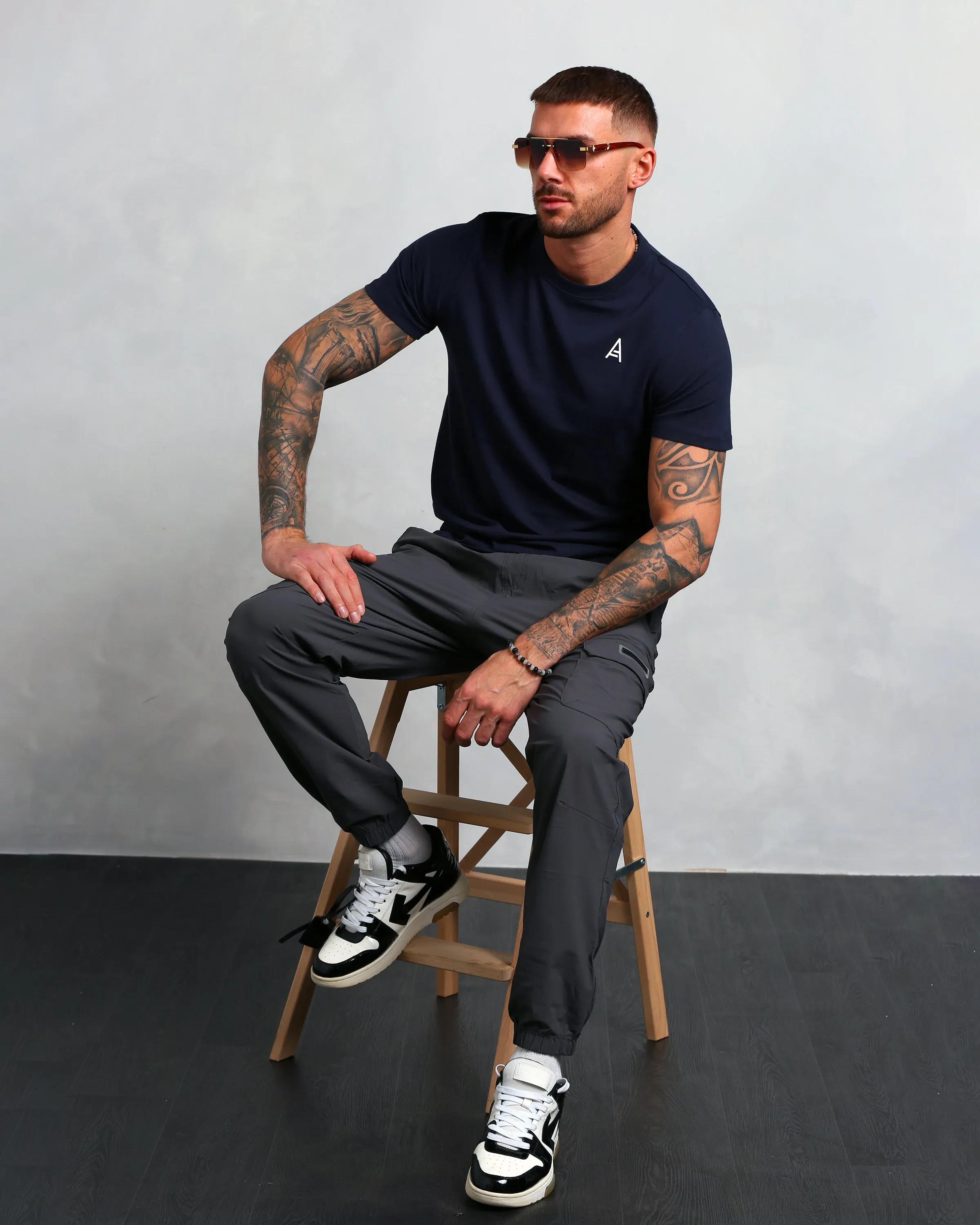 Men's Logo T-Shirt - Navy (Mark)