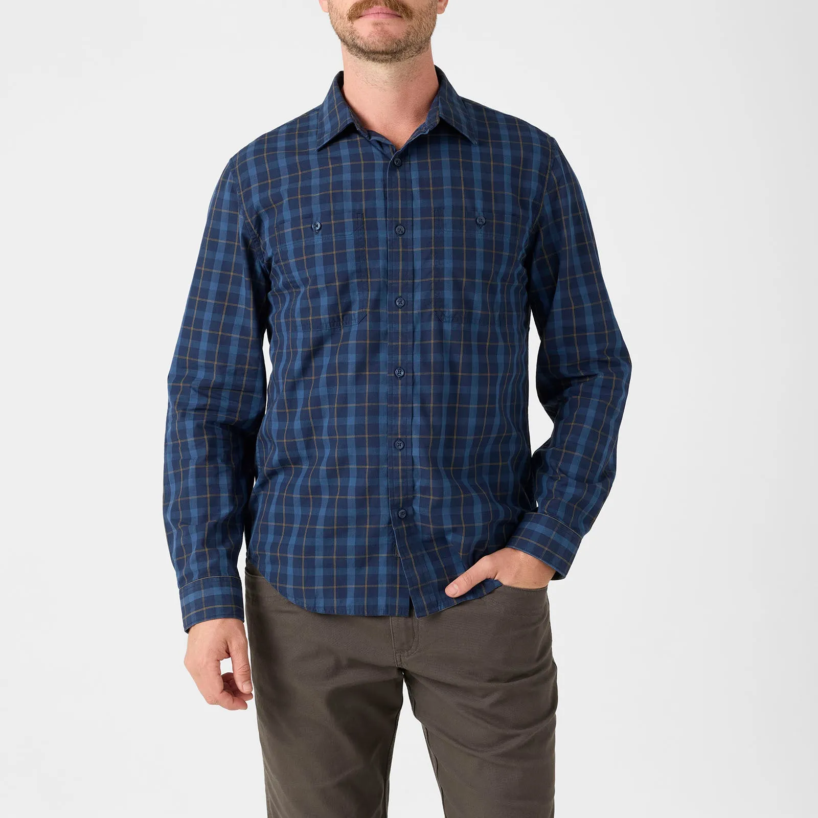Men's Midtown Long Sleeve Woven Shirt