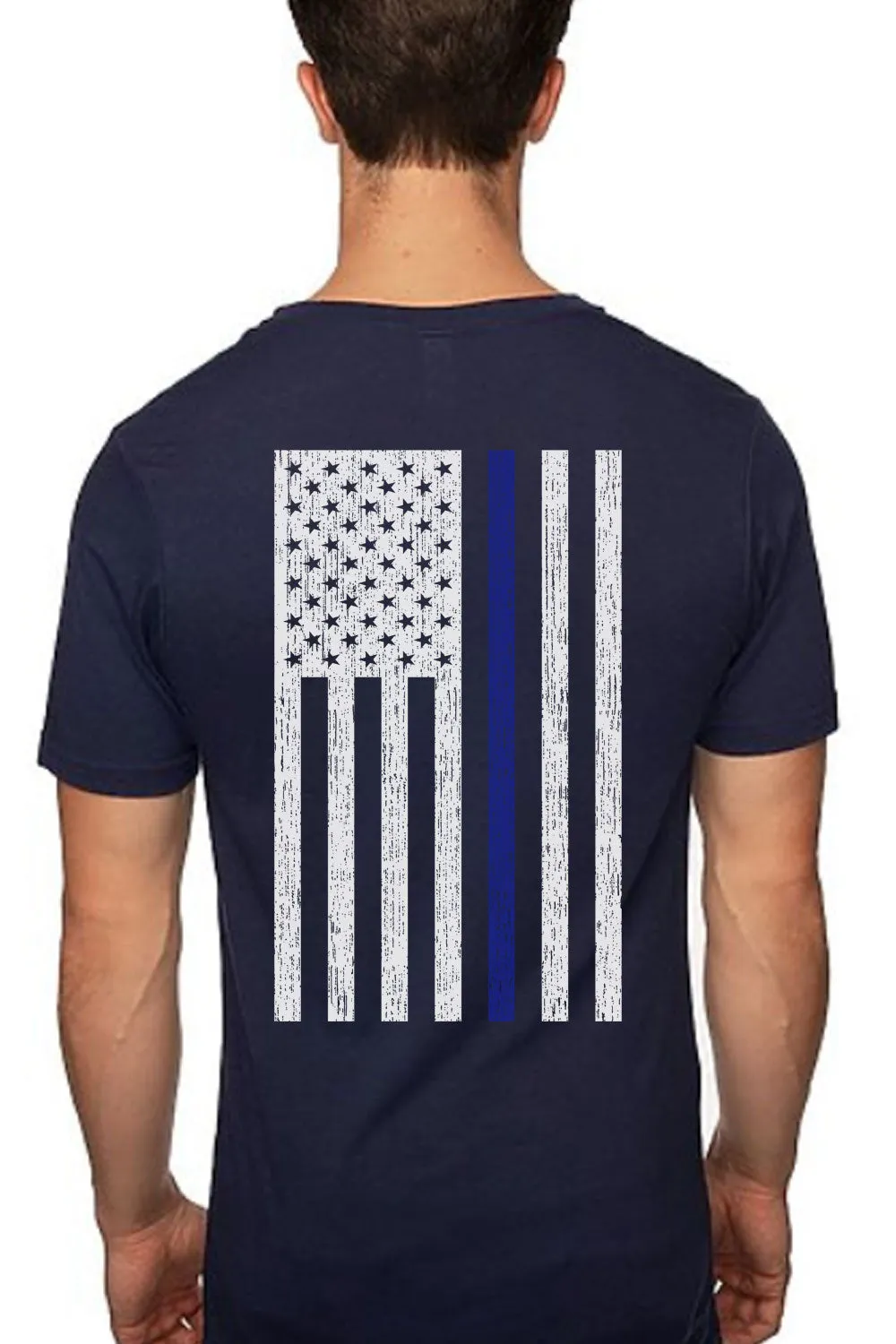 Men's Premium T-Shirt - Thin Blue Line (Made In The USA)