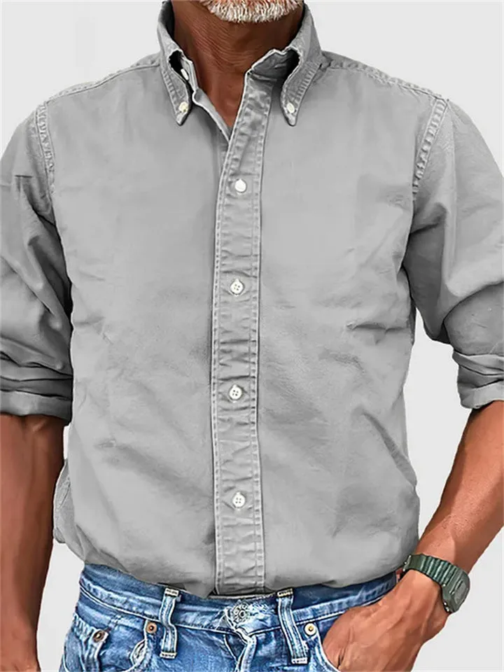 Men's Stylish Long Sleeve Button Down Shirts