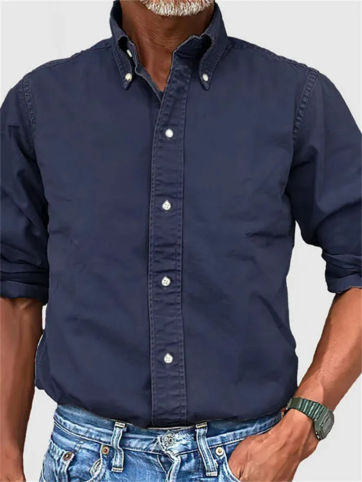 Men's Stylish Long Sleeve Button Down Shirts