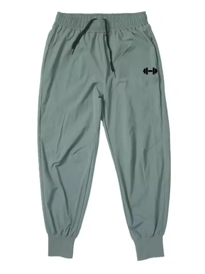 Men's Summer Drawstring Stretchy Fitness Jogging Pants