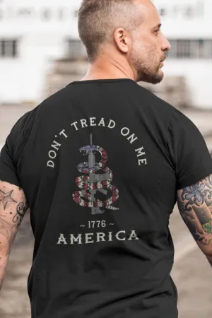 Men's T-Shirt - Don't Tread On Me M4 Carbine (Made in the USA)