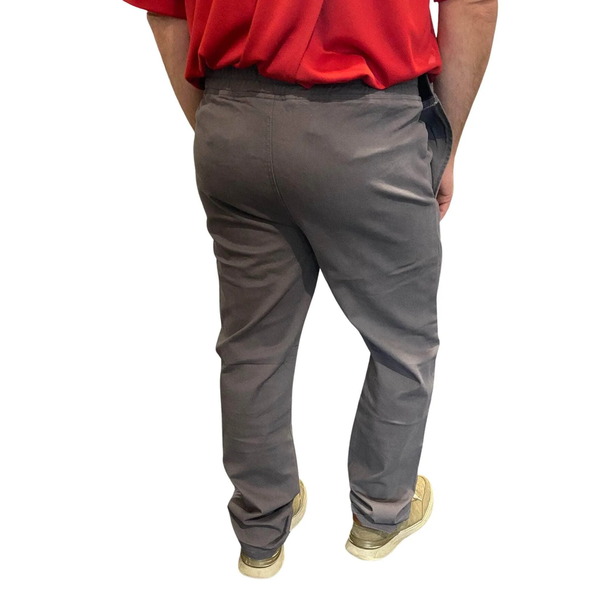 Men's Theo Chino Pants with Side Opening