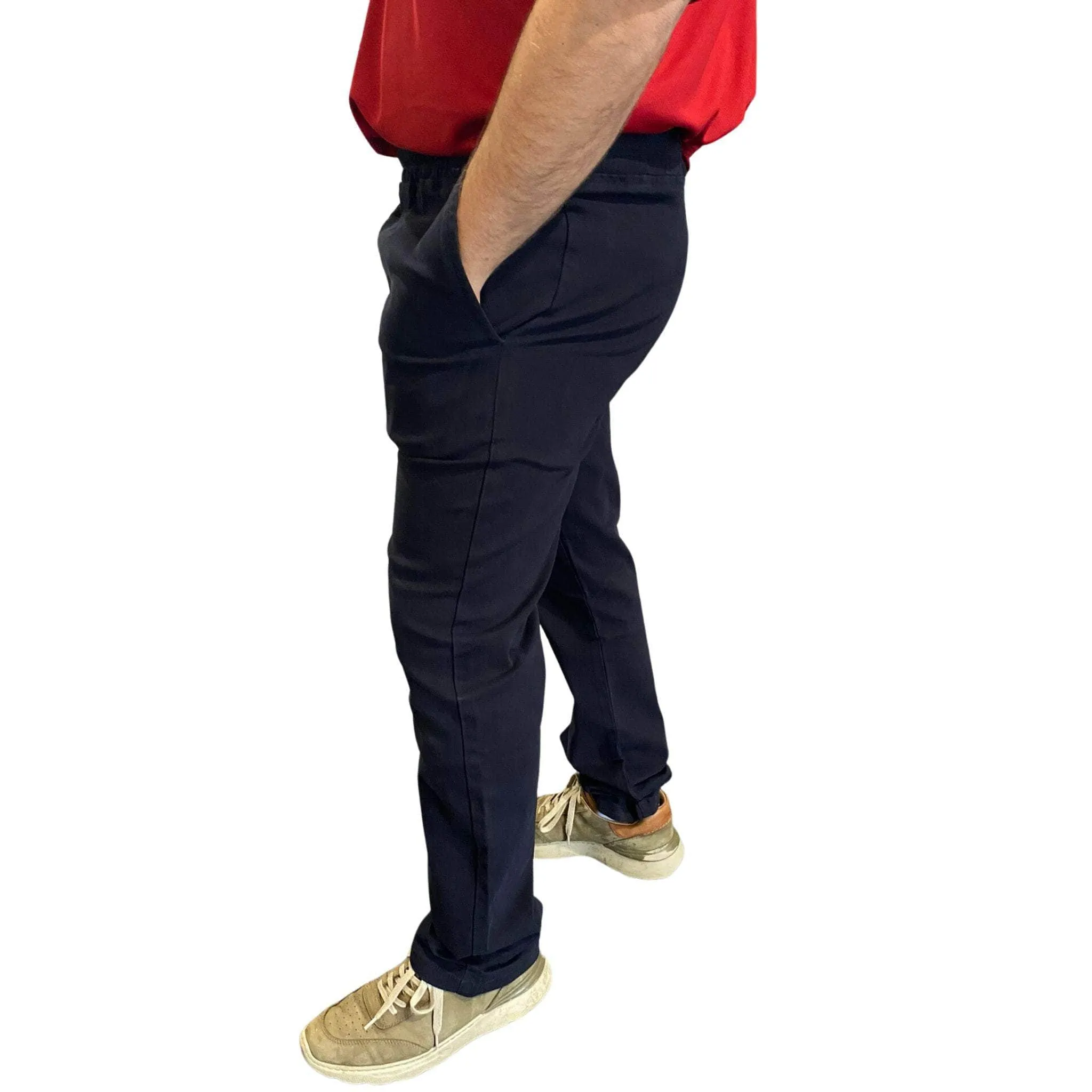 Men's Theo Chino Pants with Side Opening