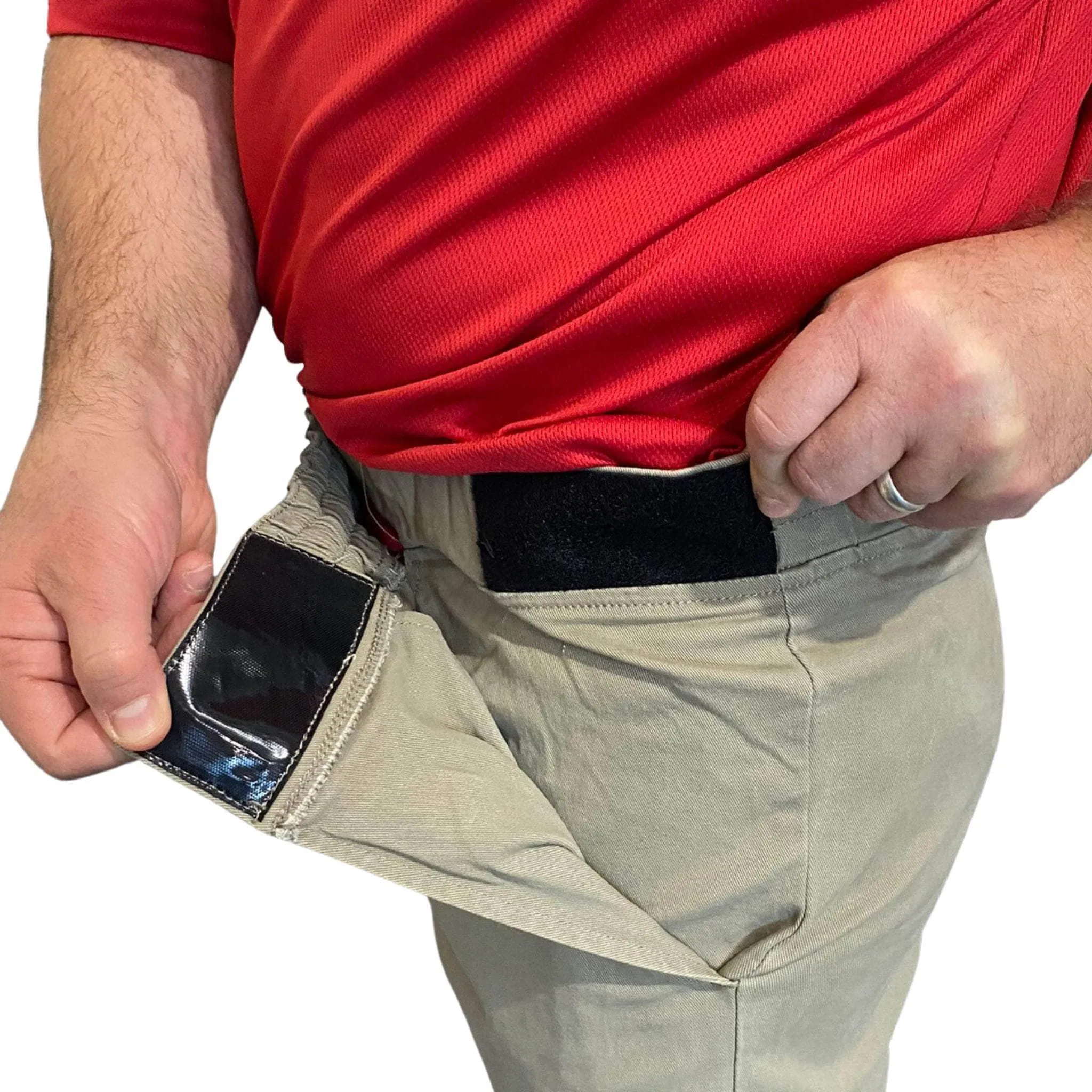Men's Theo Chino Pants with Side Opening