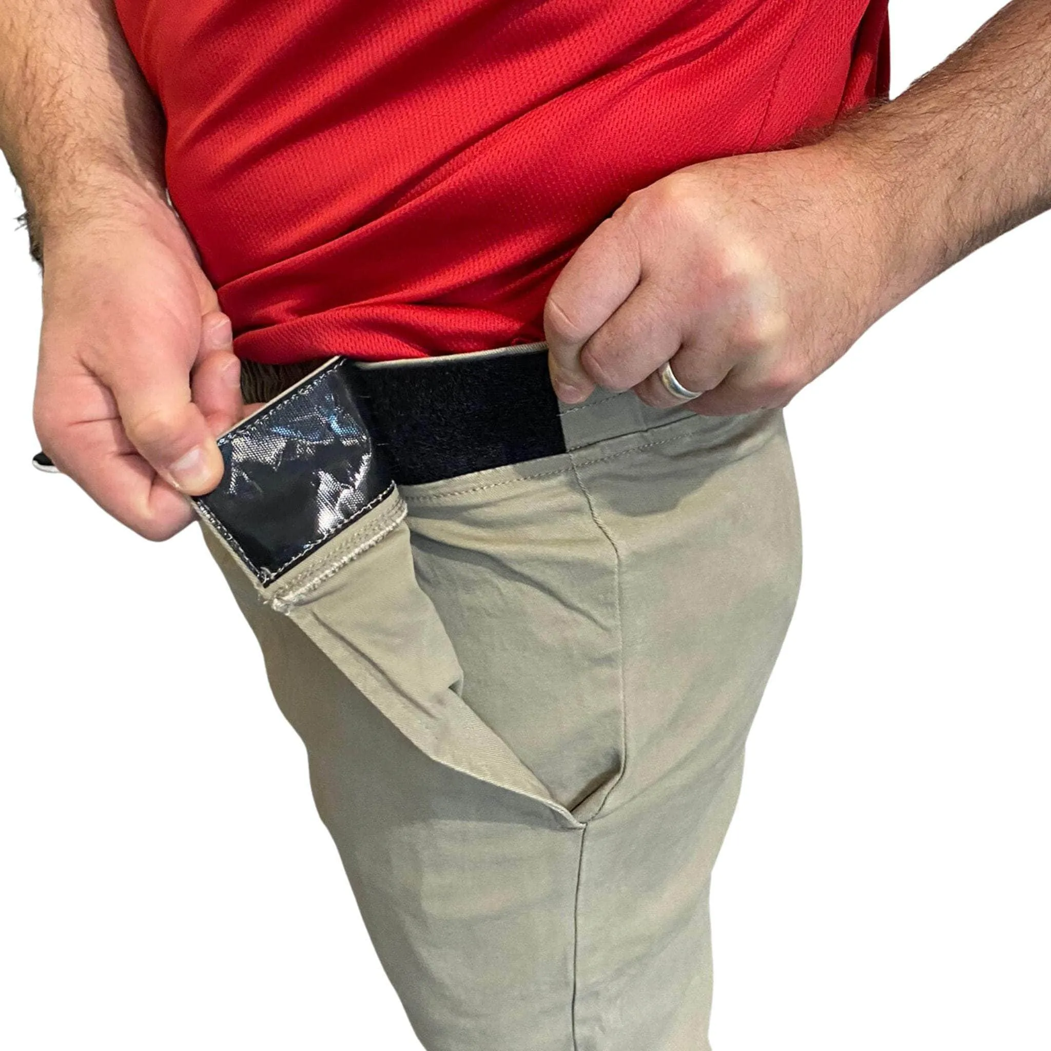 Men's Theo Chino Pants with Side Opening