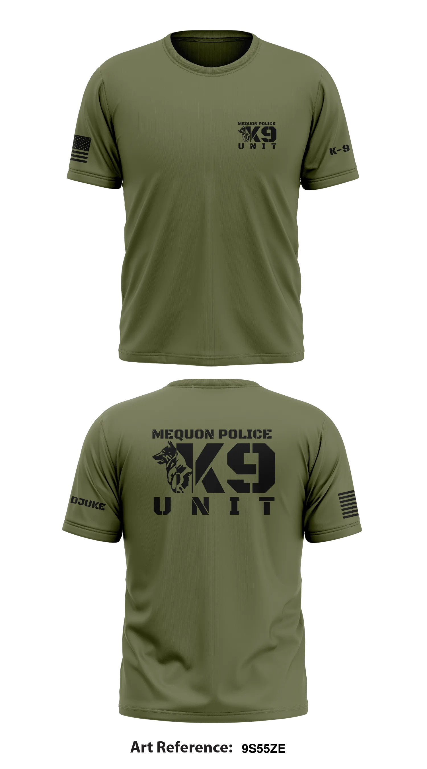 Mequon PD K-9 Store 1 Core Men's SS Performance Tee - 9s55Ze