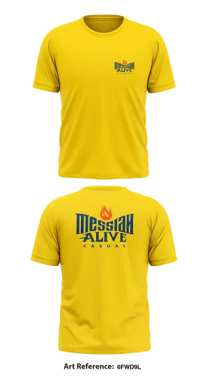 Messiah Alive Store 1 Core Men's SS Performance Tee - 6fwd9L