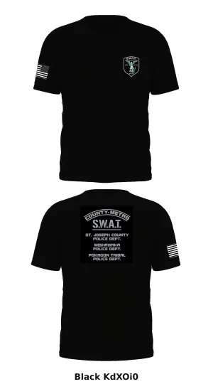Metro Swat  Store 1 Core Men's SS Performance Tee - KdXOi0