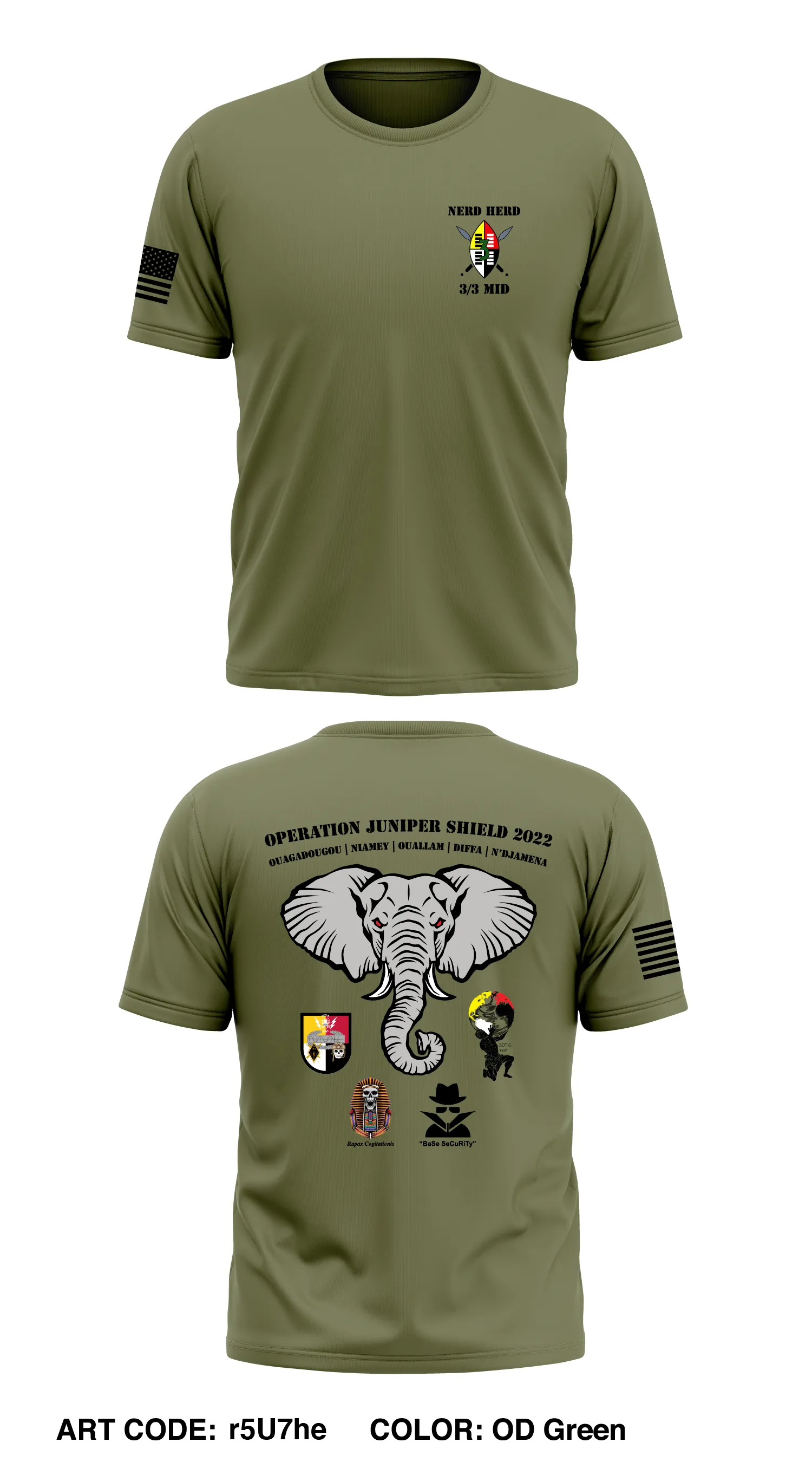 MID 3/3 SFG (A) Core Men's SS Performance Tee - r5U7he