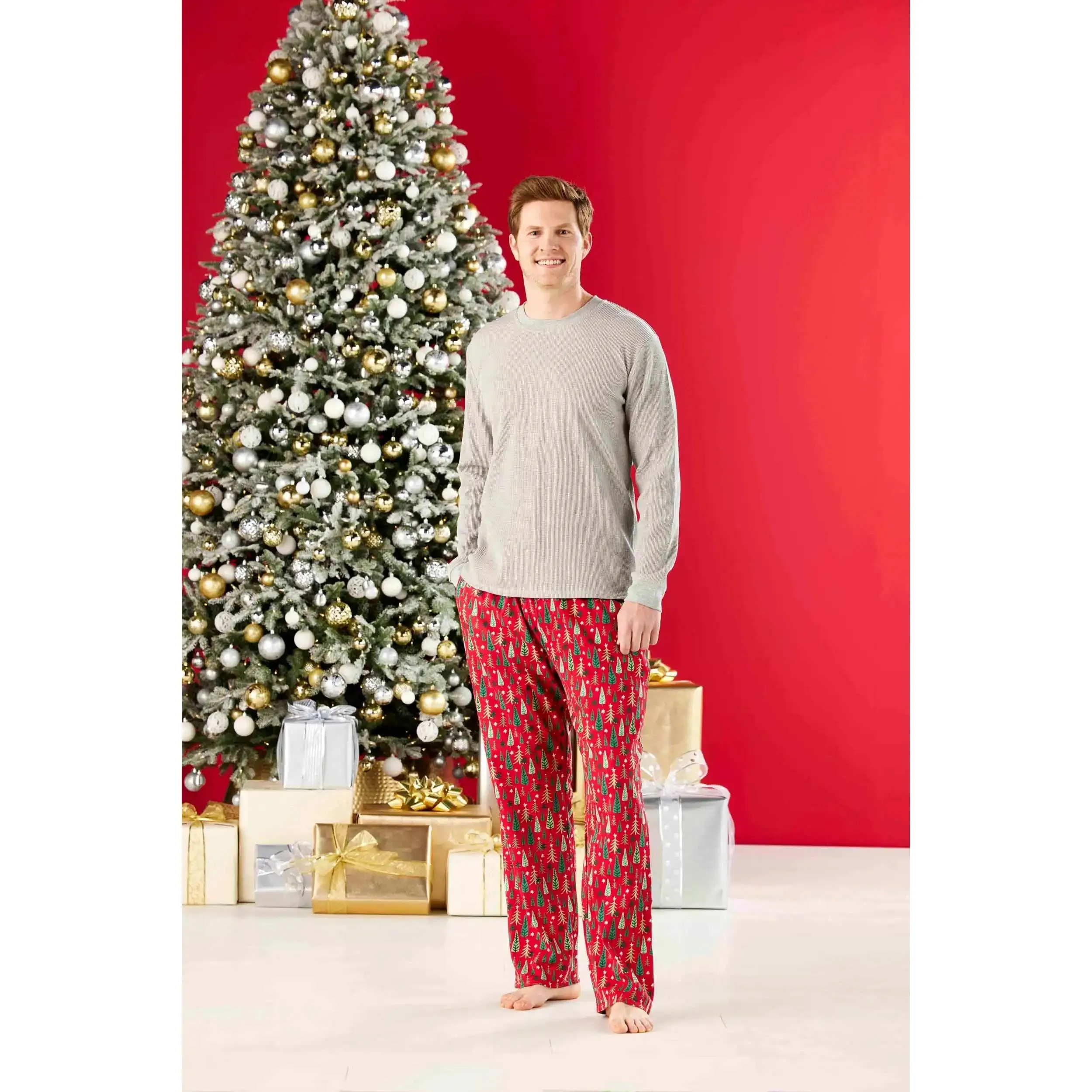 Mud Pie Family Trees Merry & Cozy Pajama Set for Dad