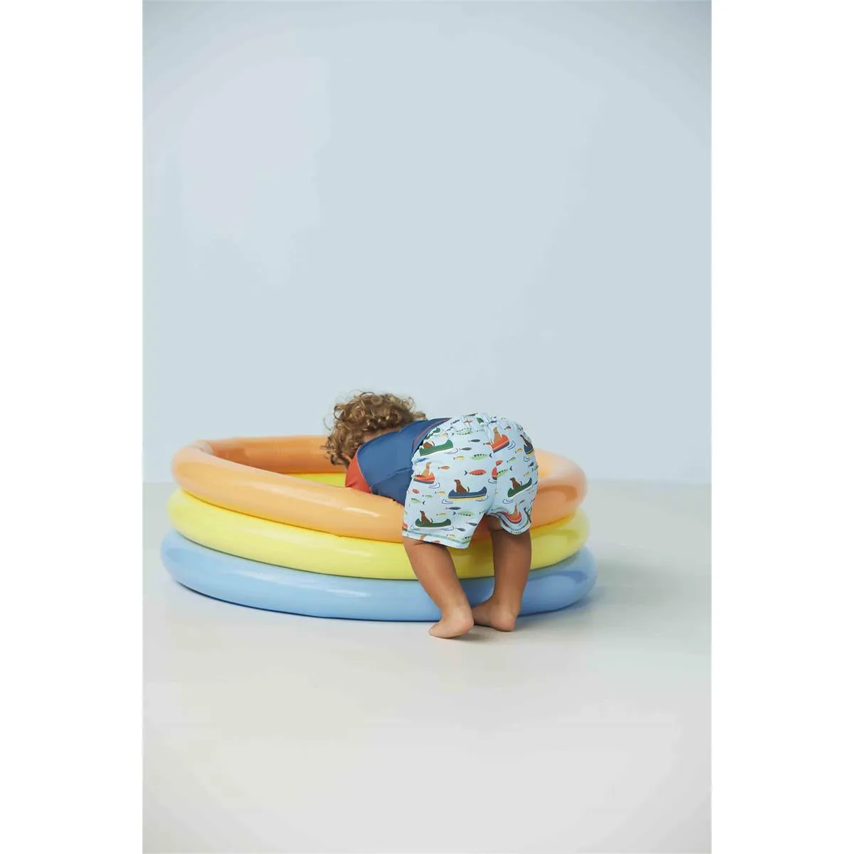 Mud Pie Jump in the Lake Little Boy Rashguard Set