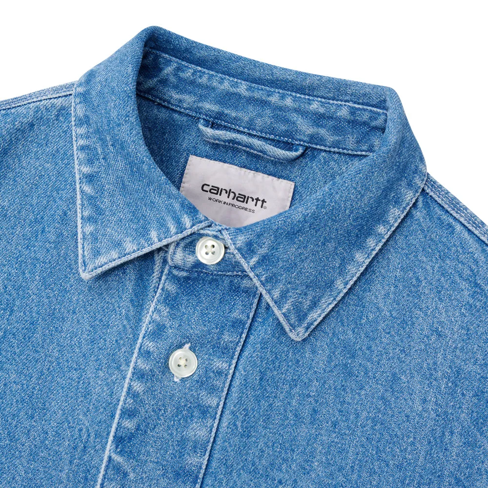 Nash L/S Shirt | Blue (stone washed)