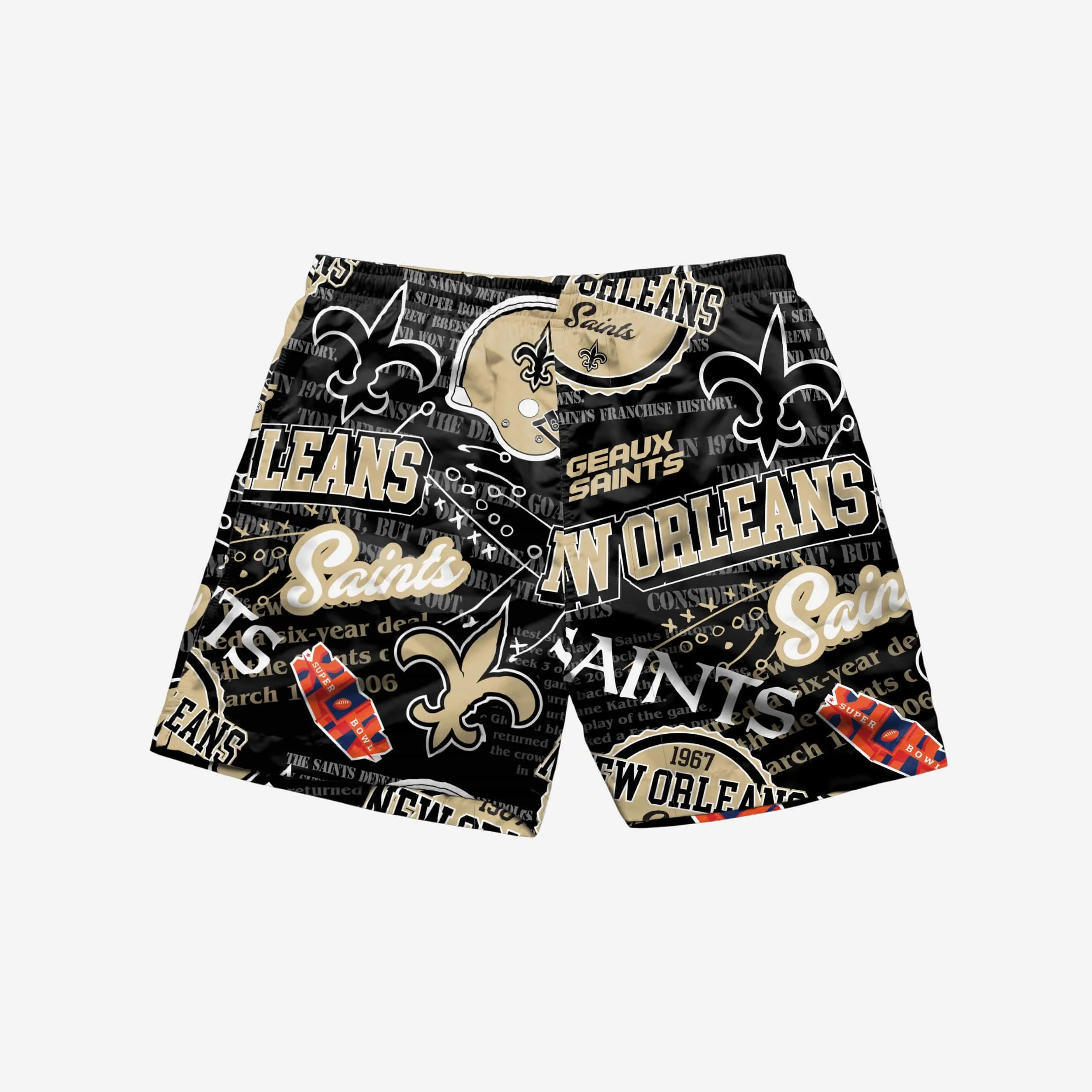 New Orleans Saints Logo Rush Swimming Trunks