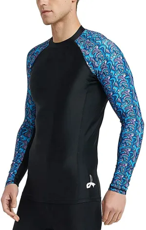 New with tags! LAFROI Men's Long Sleeve UPF 50  Baselayer Skins Performance Fit Compression Rash Guard, Sz SM, Retails $80  Great for water sports, BJJ, workout, paddle sports, and a huge variety of sports