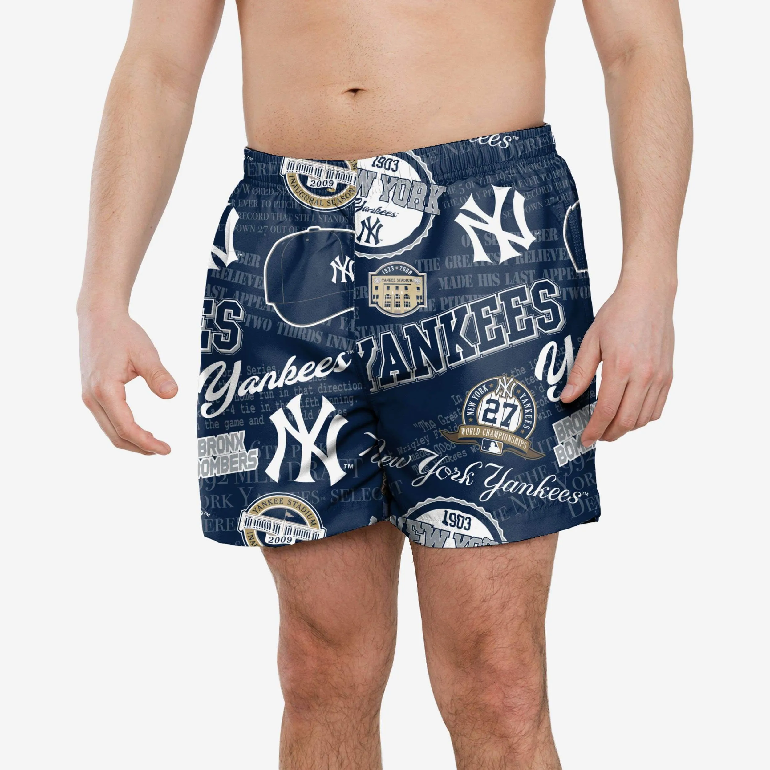 New York Yankees Logo Rush Swimming Trunks