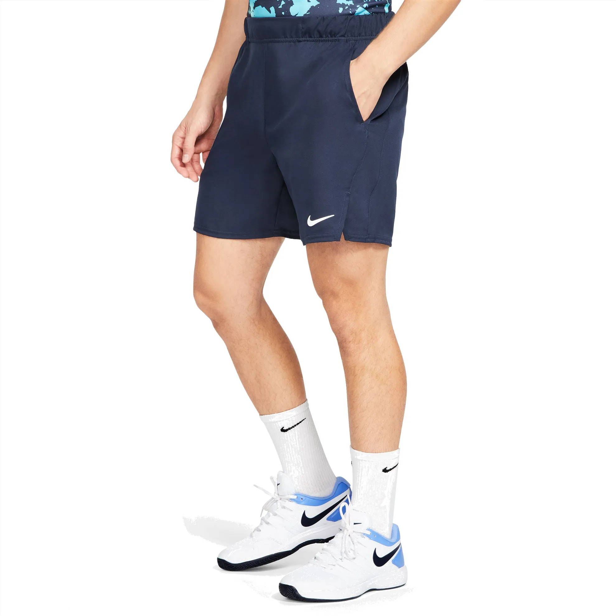 Nike Men's Dri-FIT Victory Short 7-Inch (Obsidian/White)