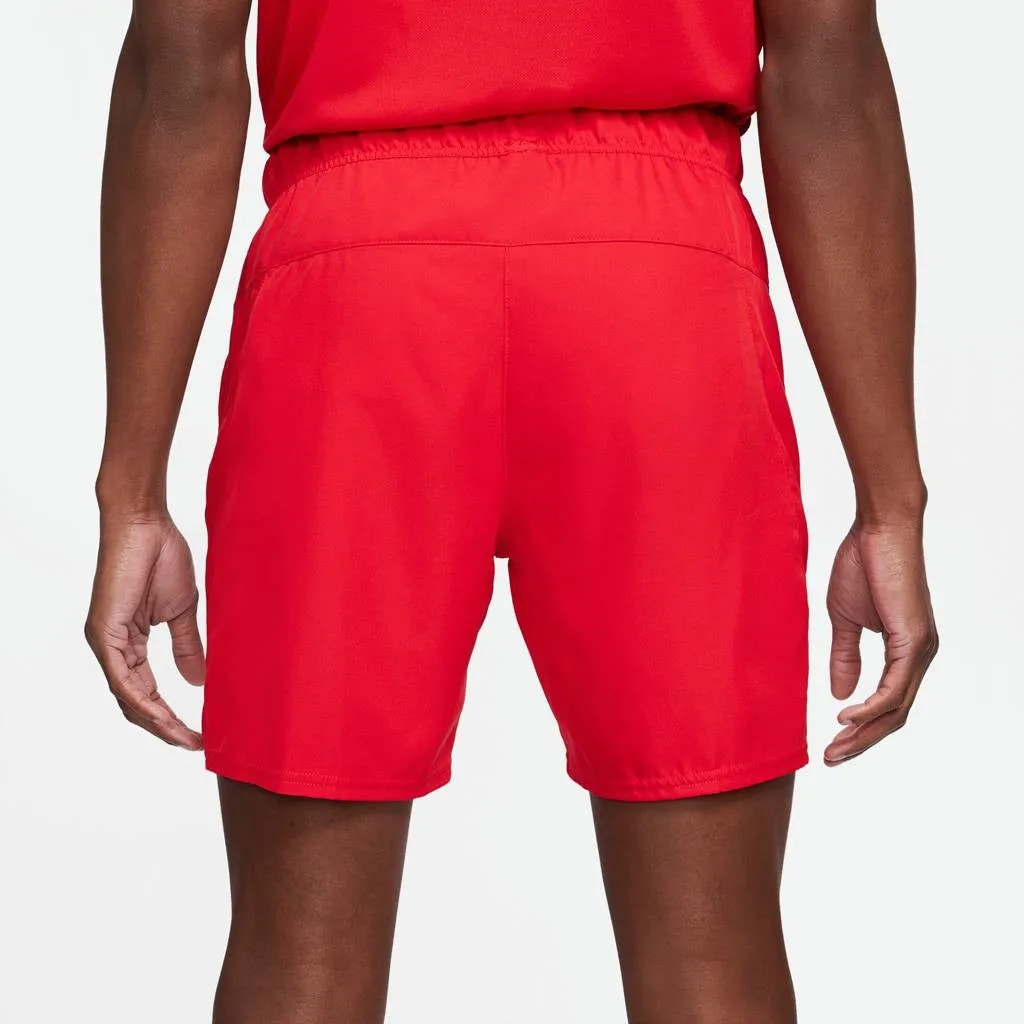 Nike Men's Dri-FIT Victory Short 7-Inch (Red/White)