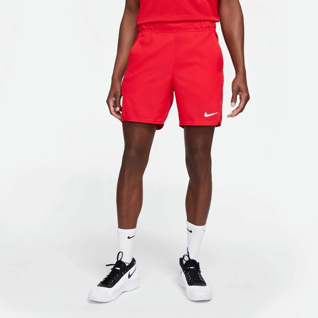 Nike Men's Dri-FIT Victory Short 7-Inch (Red/White)
