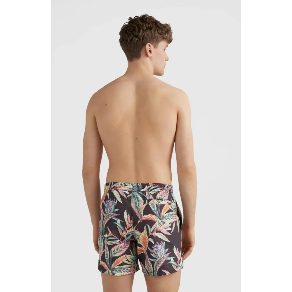 O'NEILL CALI PRINT VOLLEY BLACK TROPICAL FLOWER