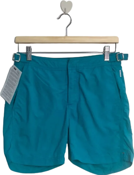 Orlebar Brown Teal Bulldog Swim Shorts UK 28