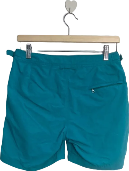 Orlebar Brown Teal Bulldog Swim Shorts UK 28