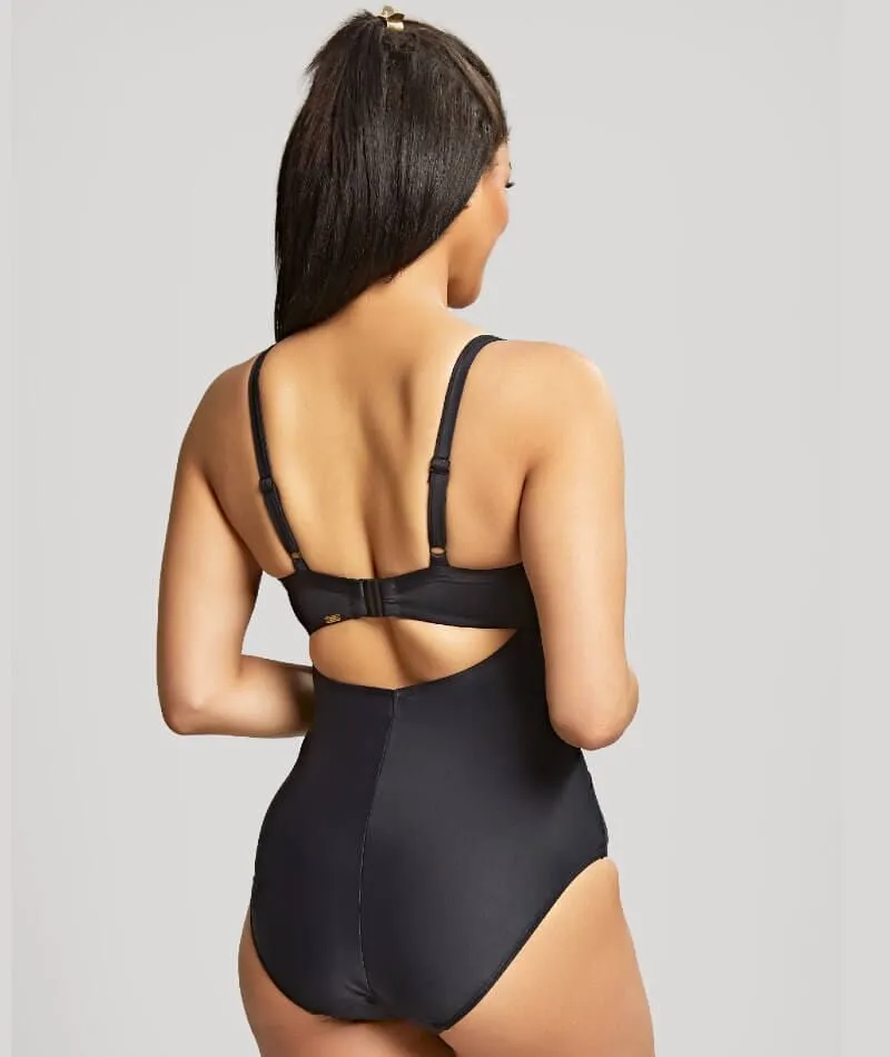 Panache Swimwear  Serenity Moulded Plunge D-H Cup One Piece Swimsuit - Noir