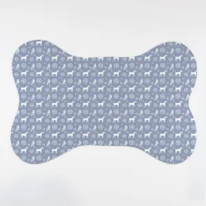 Pet Mat: Bird Dog, Cornflower