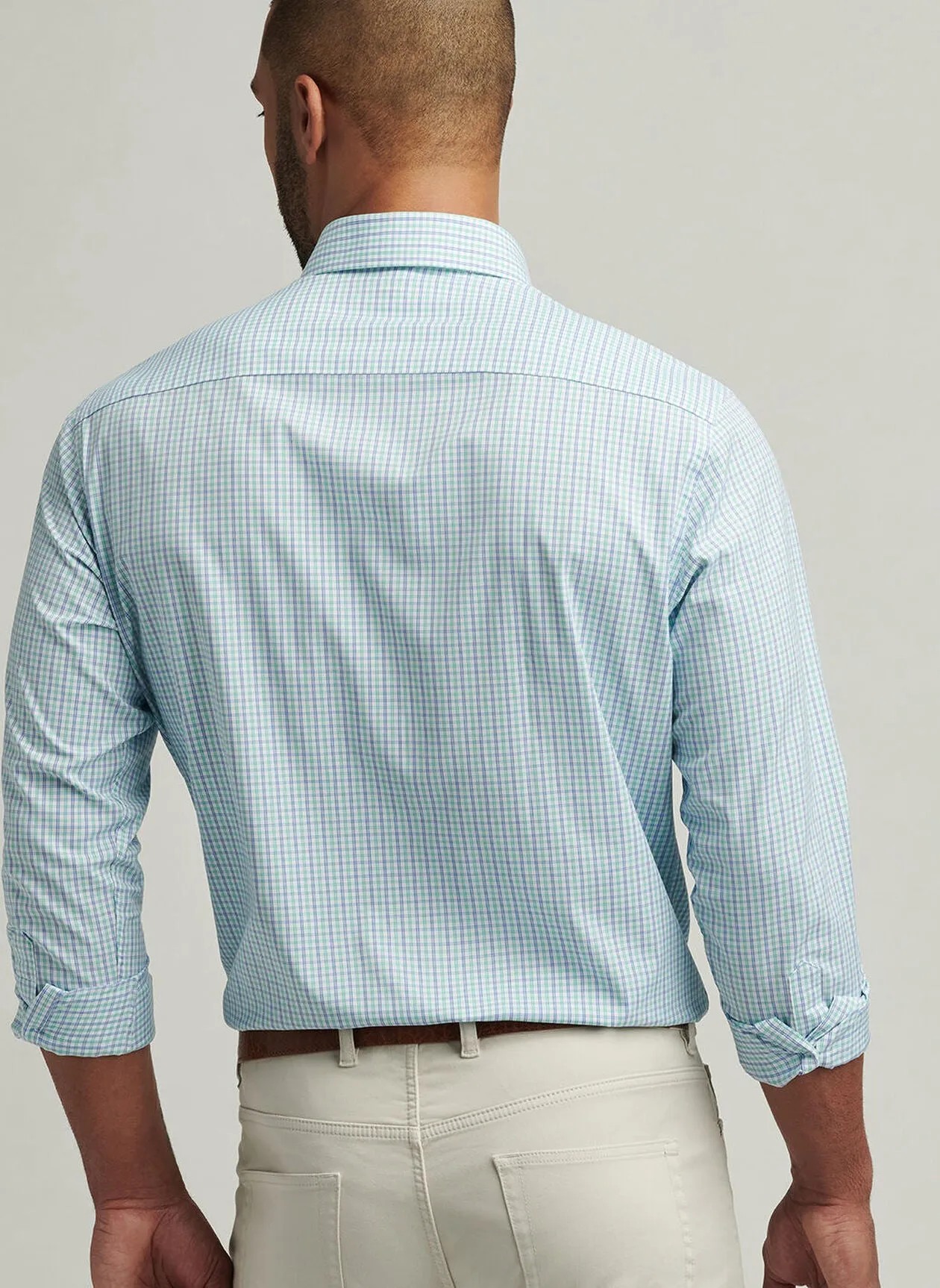 Peter Millar Hamilton Performance Twill Sport Shirt