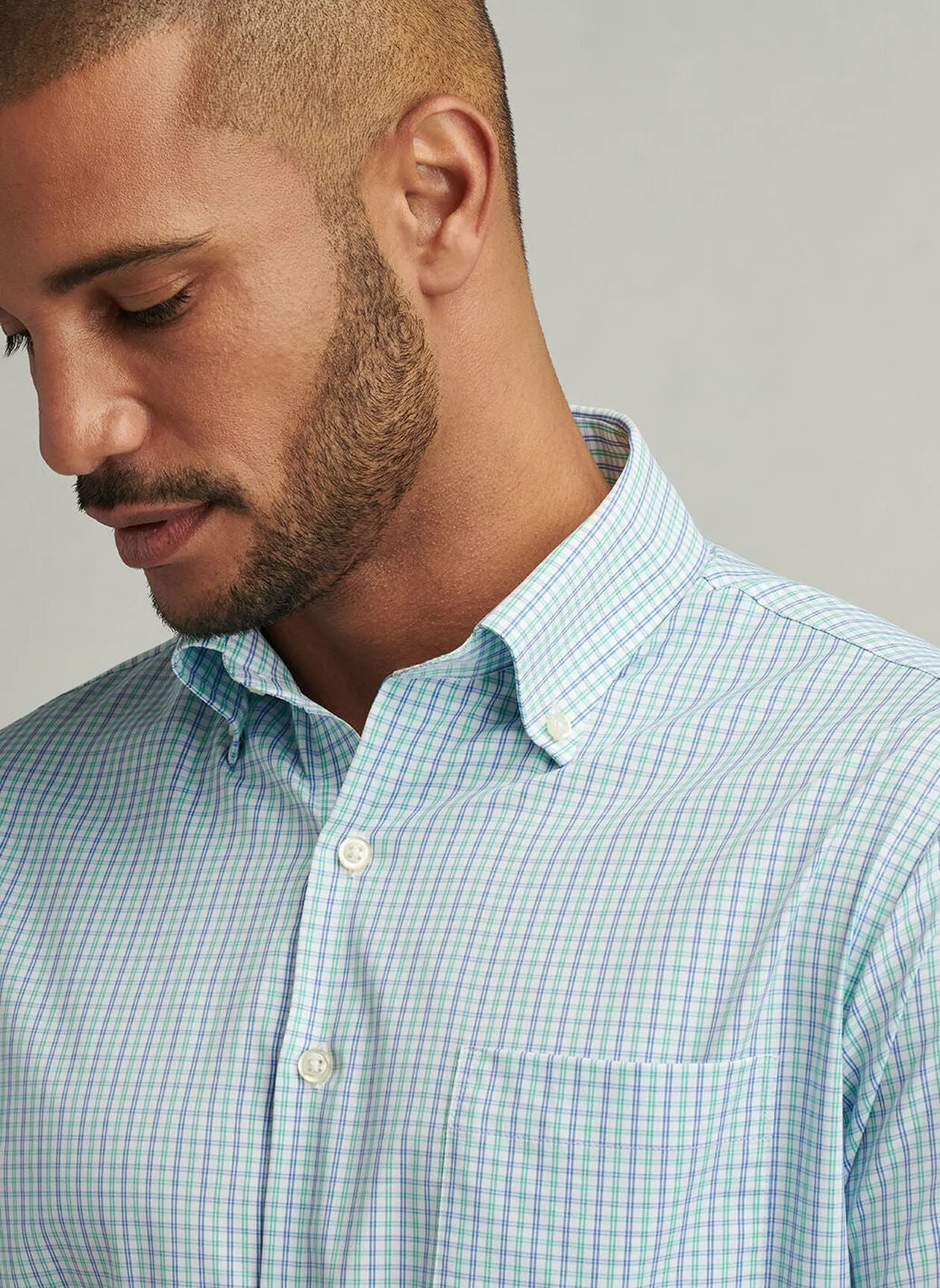 Peter Millar Hamilton Performance Twill Sport Shirt