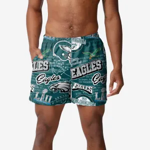 Philadelphia Eagles Logo Rush Swimming Trunks