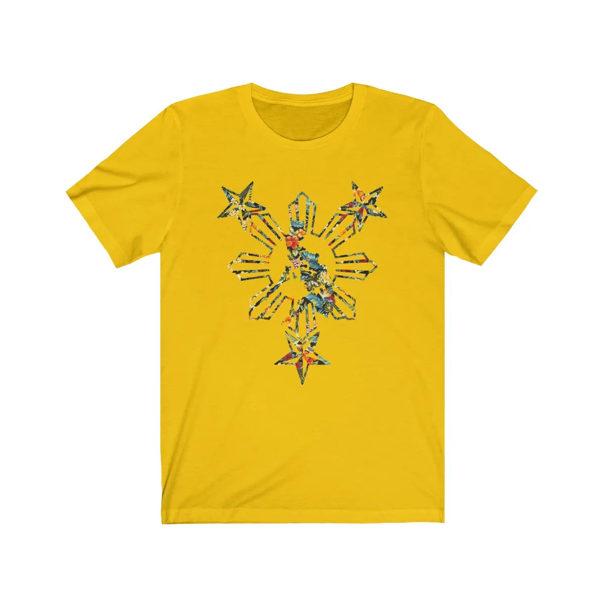 Philippines Floral Unisex Jersey Short Sleeve Tee
