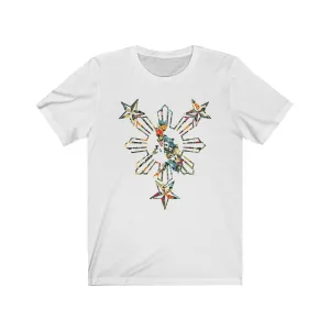 Philippines Floral Unisex Jersey Short Sleeve Tee