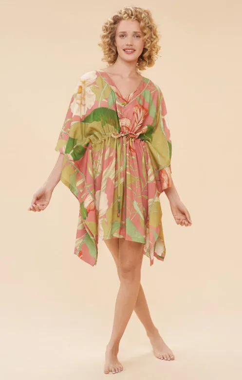 Powder Beach Cover Up - Delicate Tropical, Candy