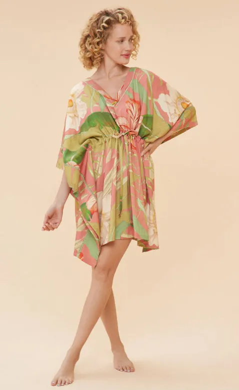 Powder Beach Cover Up - Delicate Tropical, Candy