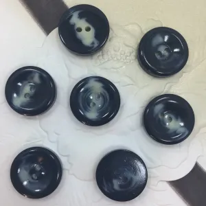 QUALITY 7/8" Blueberry Cream Buttons ITALIAN Vintage Sewing Button for Clothing / Coat & Jacket Buttons / Designer Decorative Buttons 591