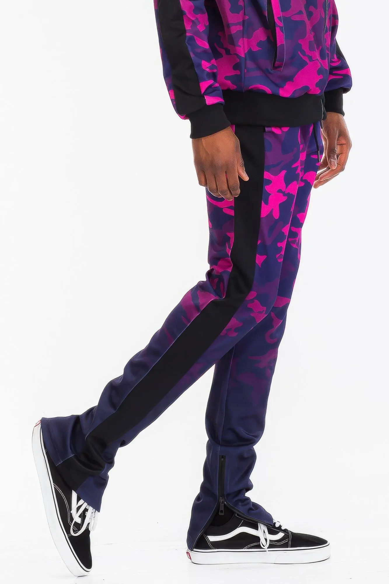 "Men's Clothing /  Camo Ombre Print Track Pants"