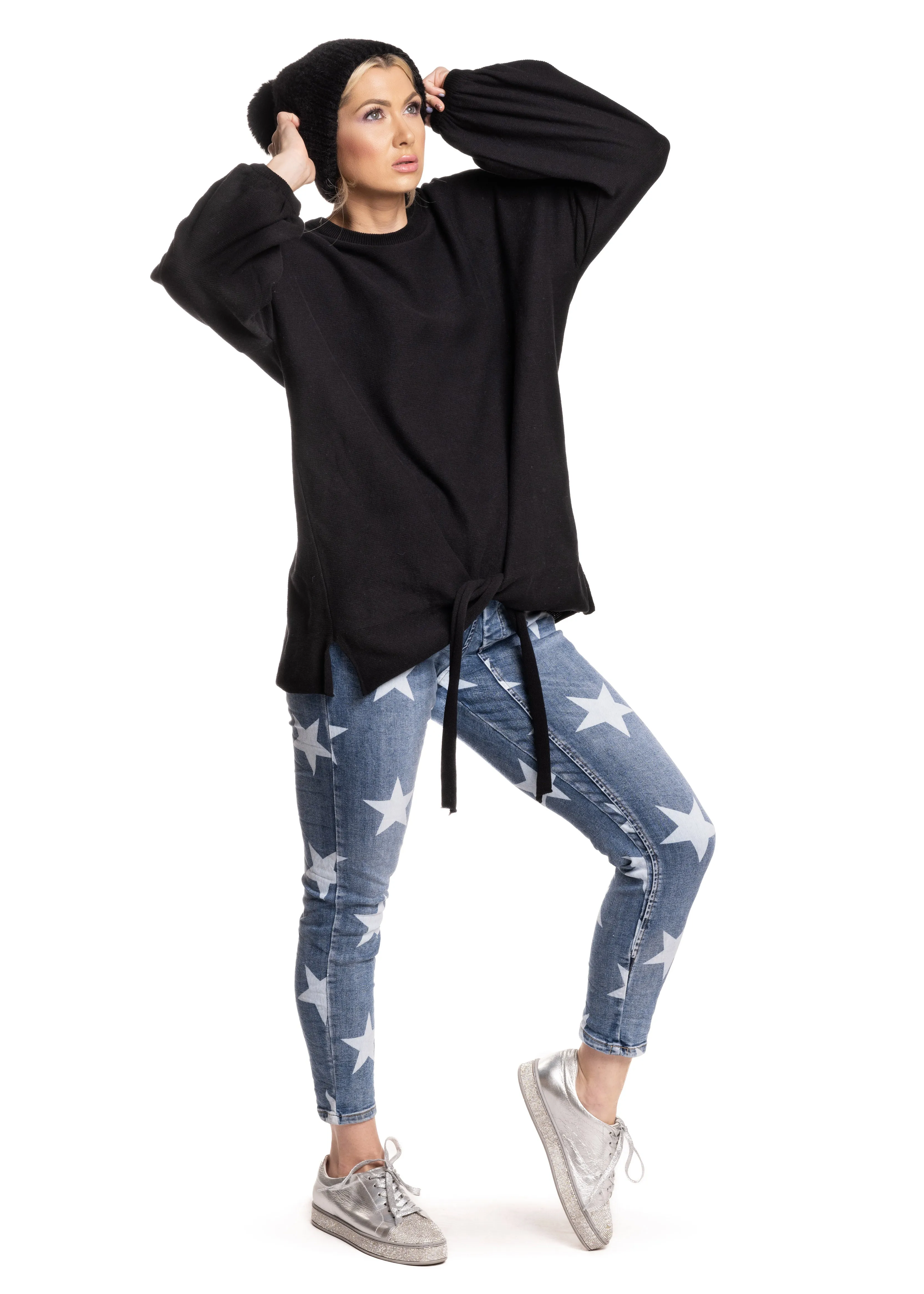 Rachele Pants in Denim Blue