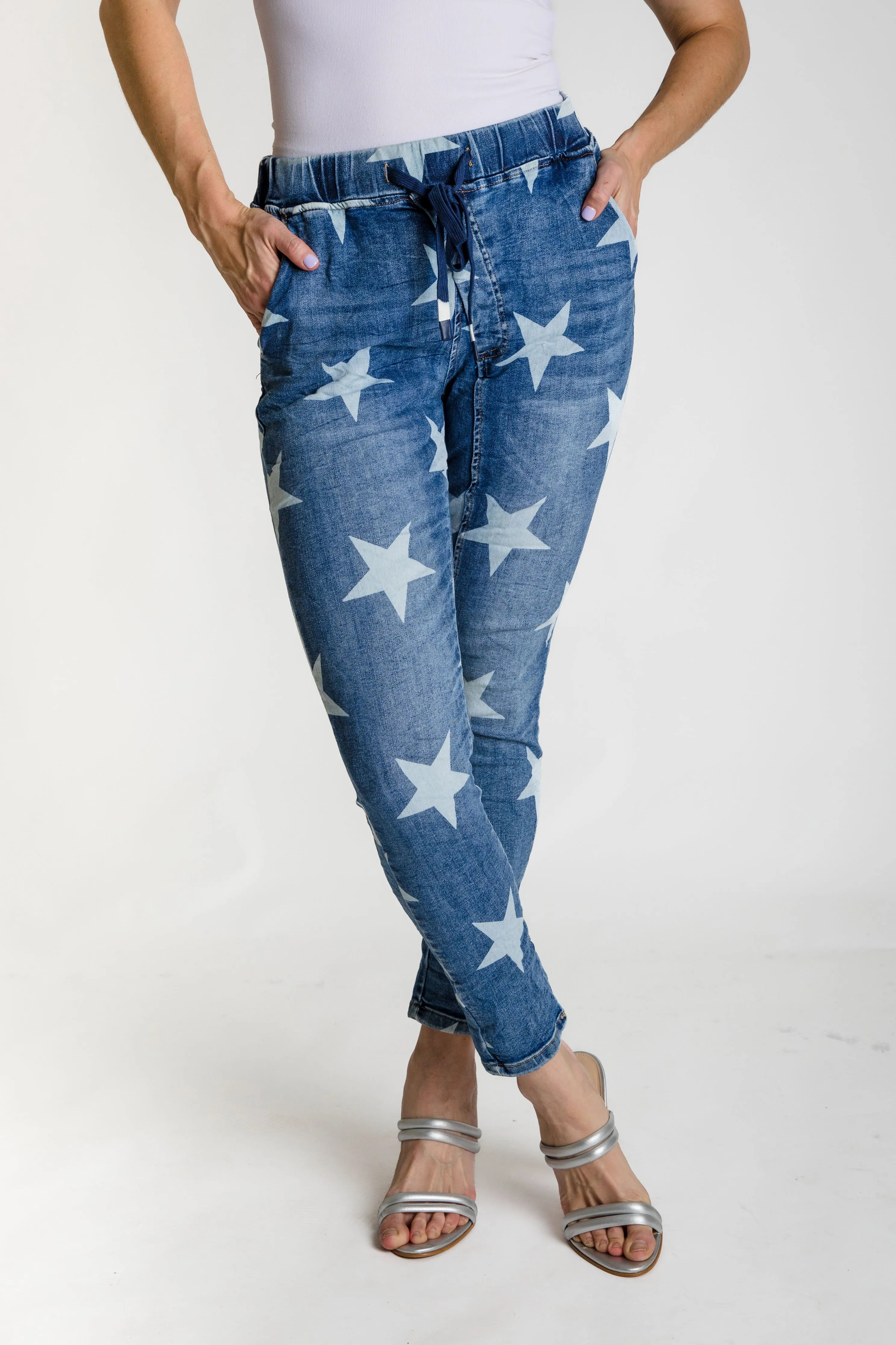 Rachele Pants in Denim Blue