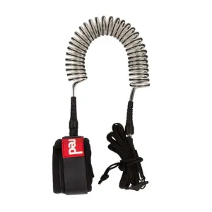 Red Paddle  Coiled Leash 8FT