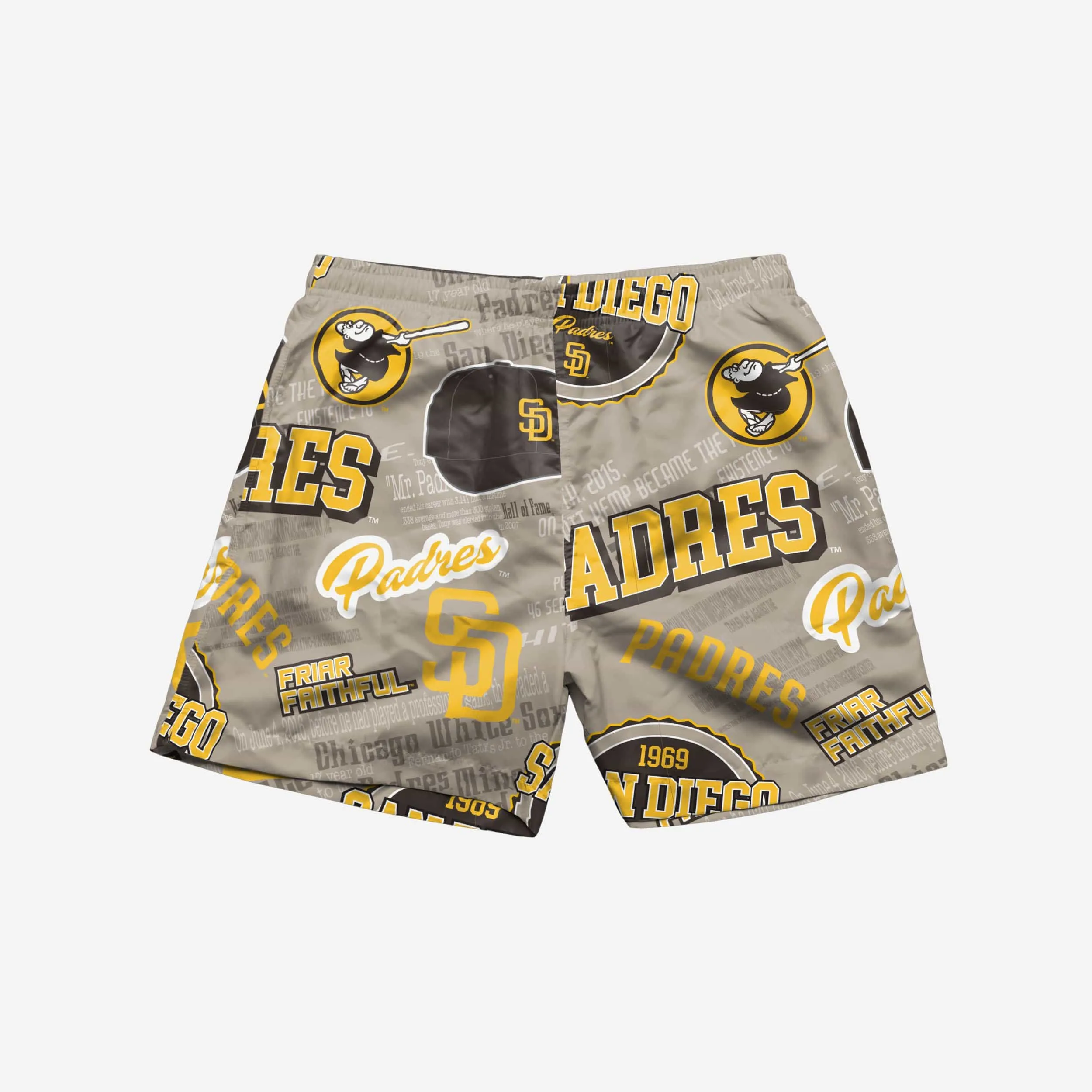 San Diego Padres Logo Rush Swimming Trunks