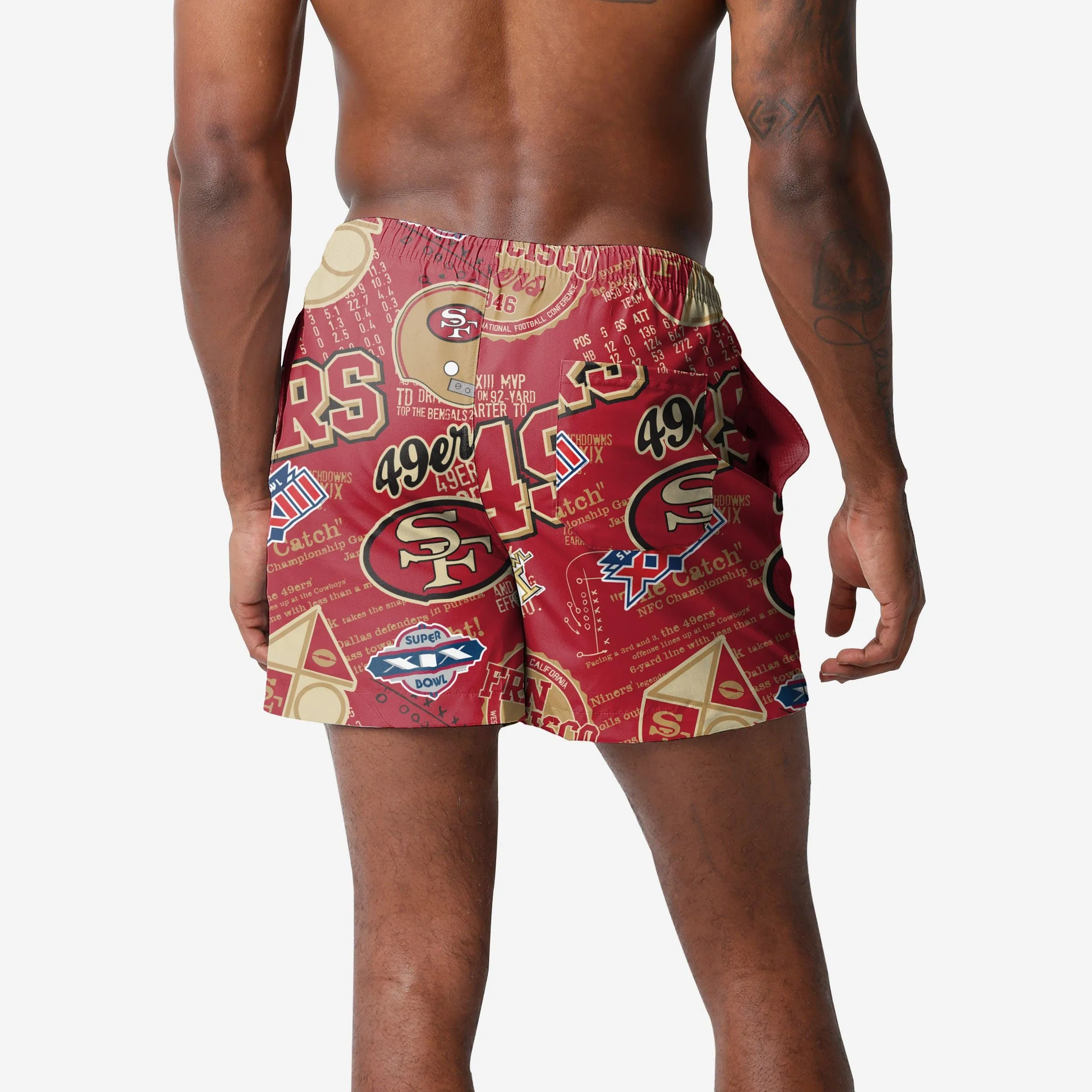 San Francisco 49ers Logo Rush Swimming Trunks