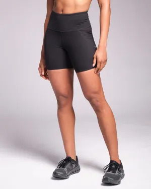 Sculpt High-Waisted 7" Shorts Black
