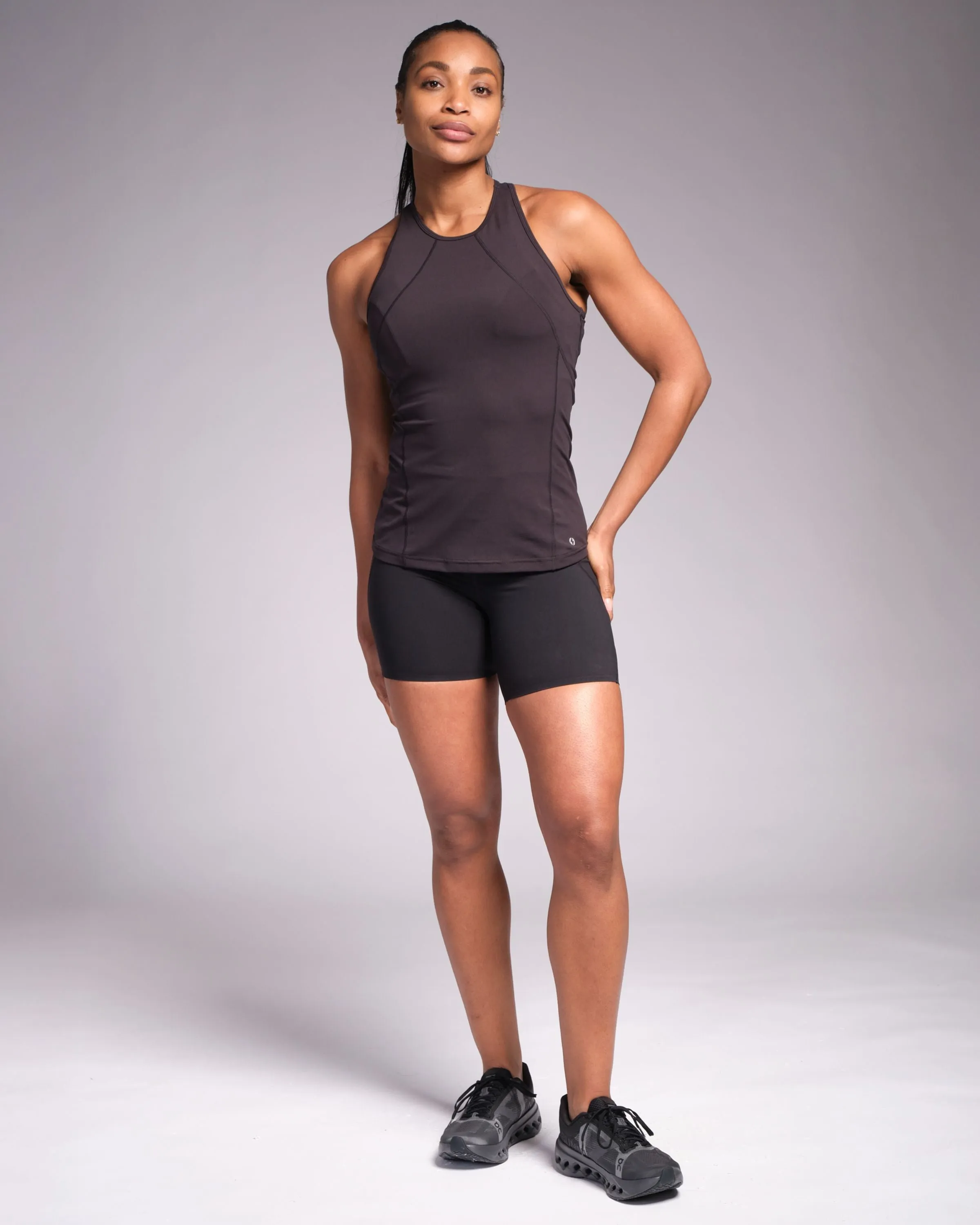 Sculpt High-Waisted 7" Shorts Black