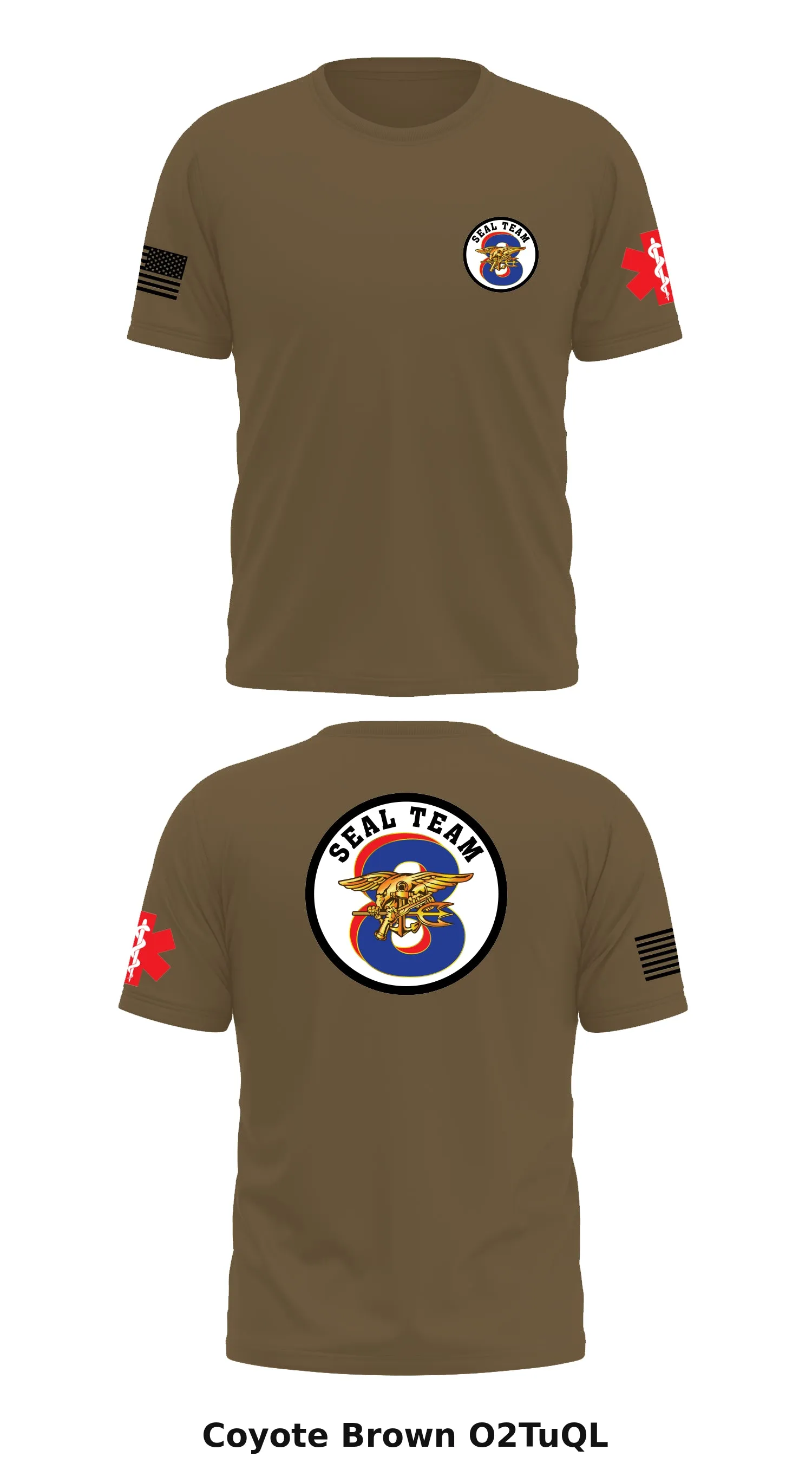 SEAL Team 8 Store 1 Core Men's SS Performance Tee - O2TuQL