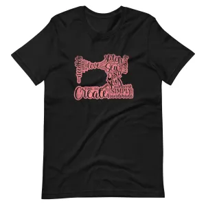 SEW ON T-SHIRT - CORAL